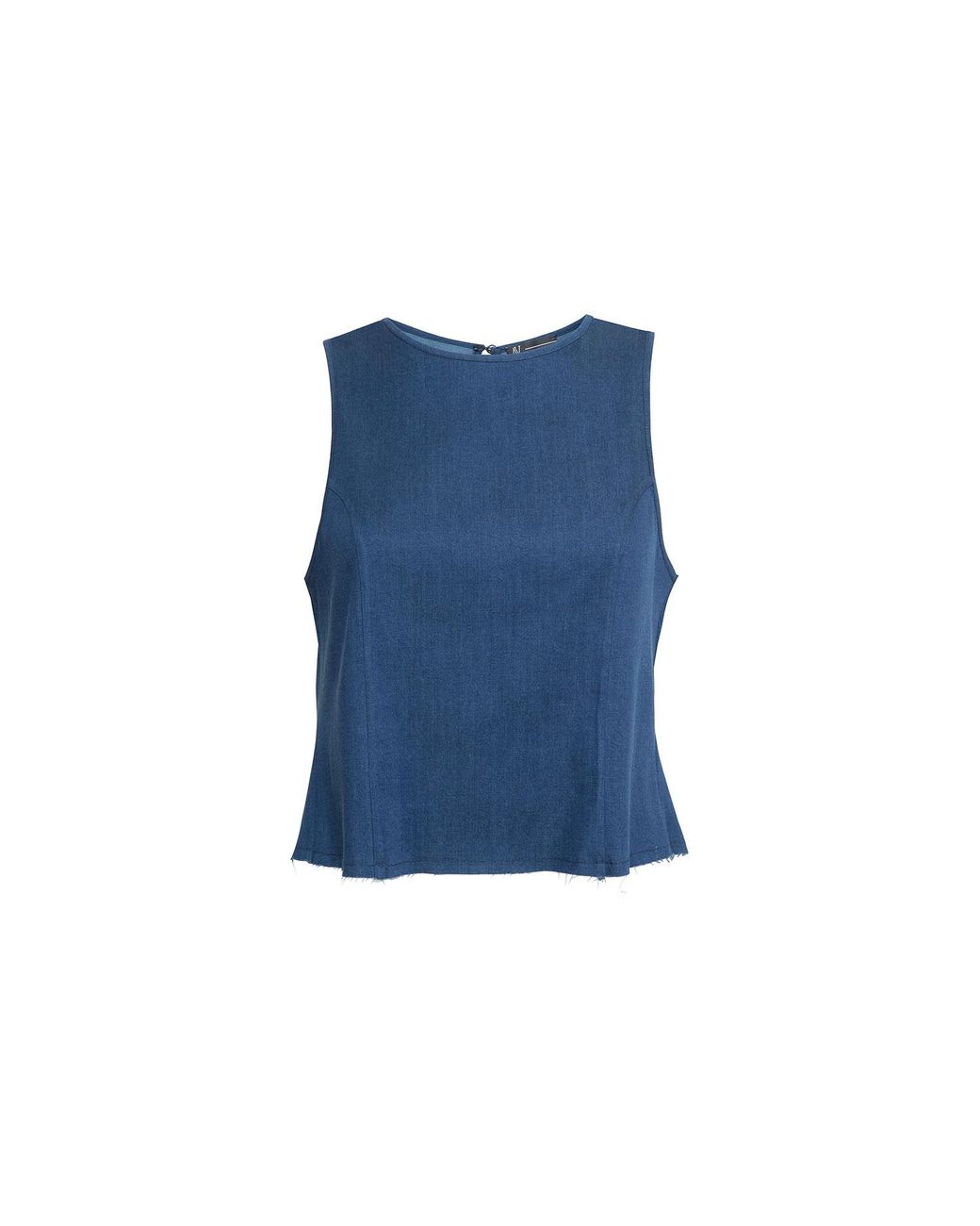 Audrey Vallens Blue Denim Affair Top