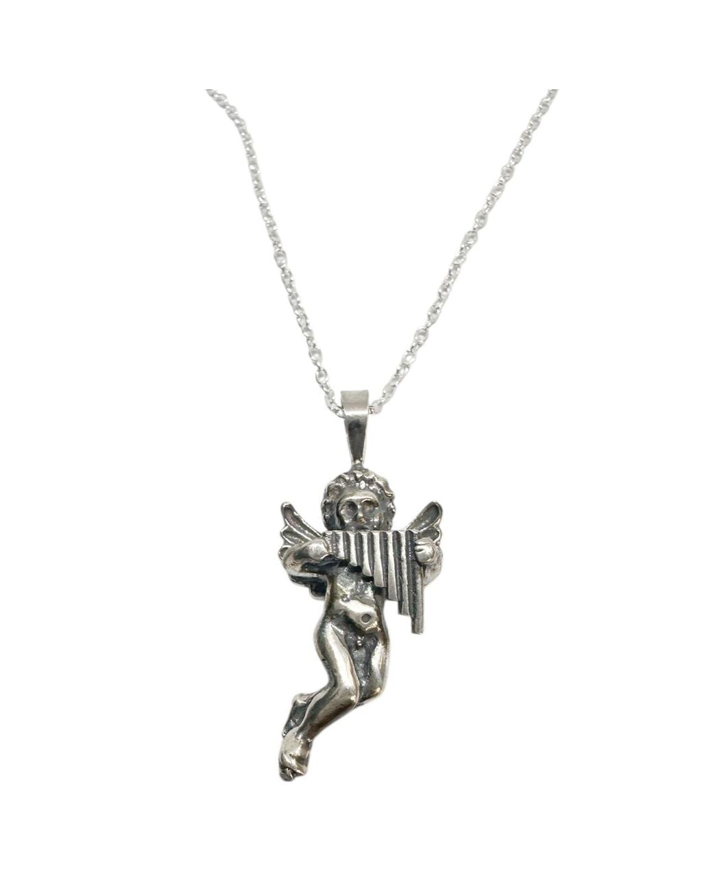 Tg-Jewellery by Tamara Gervasio Metallic Cherub Panflute Necklace – Sterling