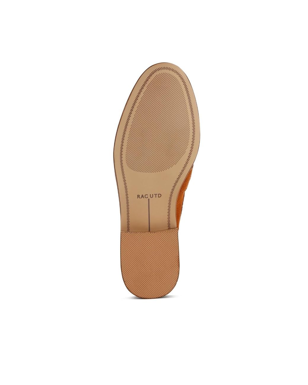 Rag & Co Brown Rhone Tassels Detail Genuine Suede Loafers