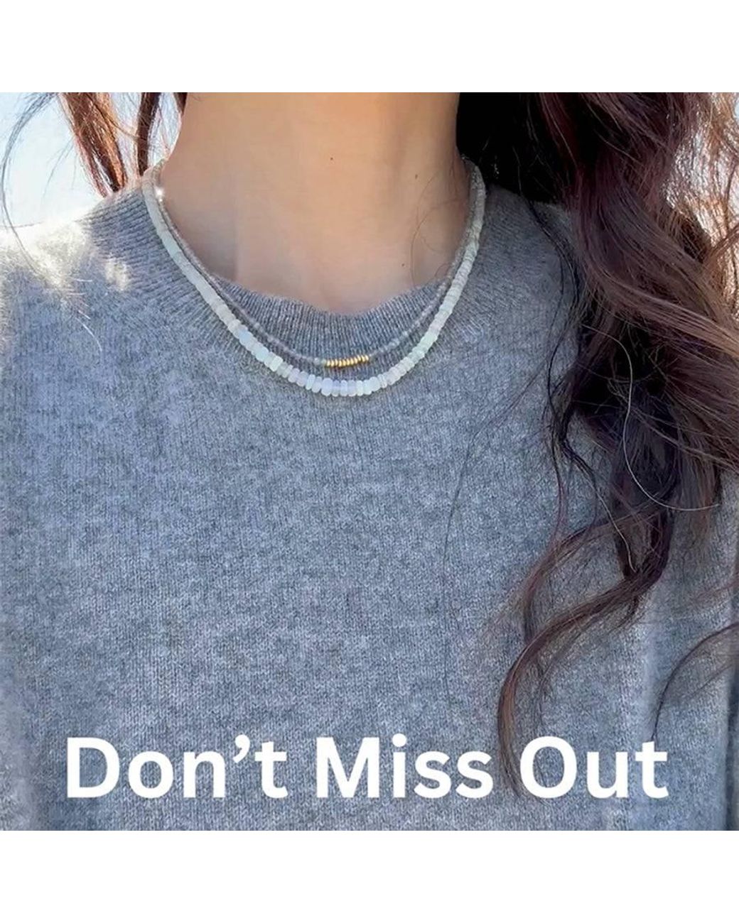 Bombyx House Metallic Ethiopian Opal Necklace