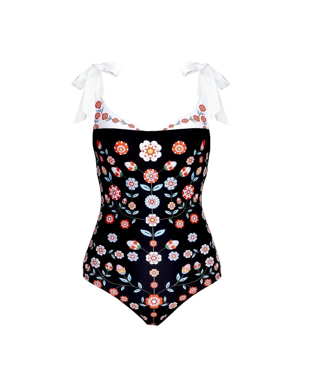 Jessie Zhao New York Black Ballerina One-Piece Swimsuit
