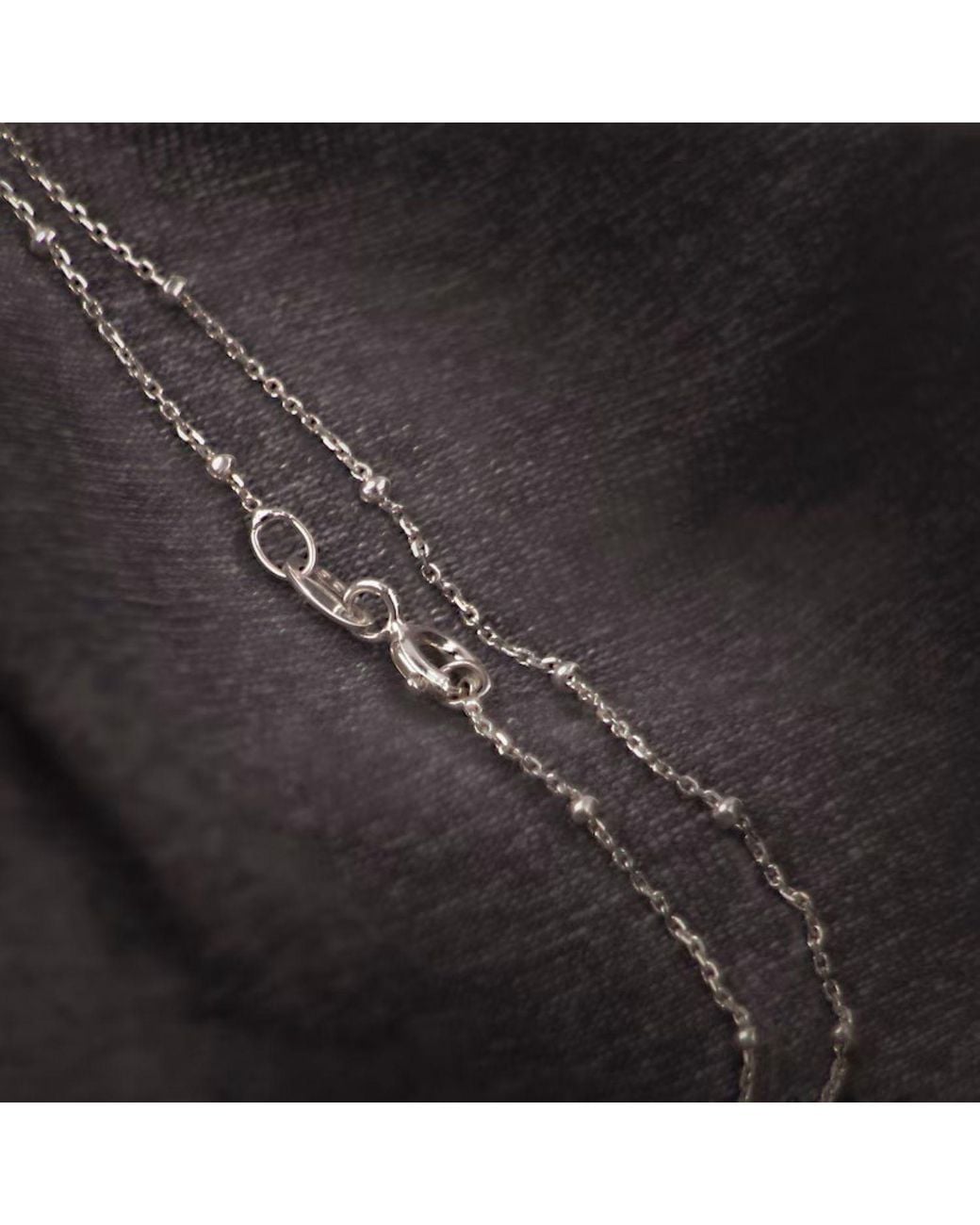 The Jewellery Store London Metallic Fine Satellite Chain