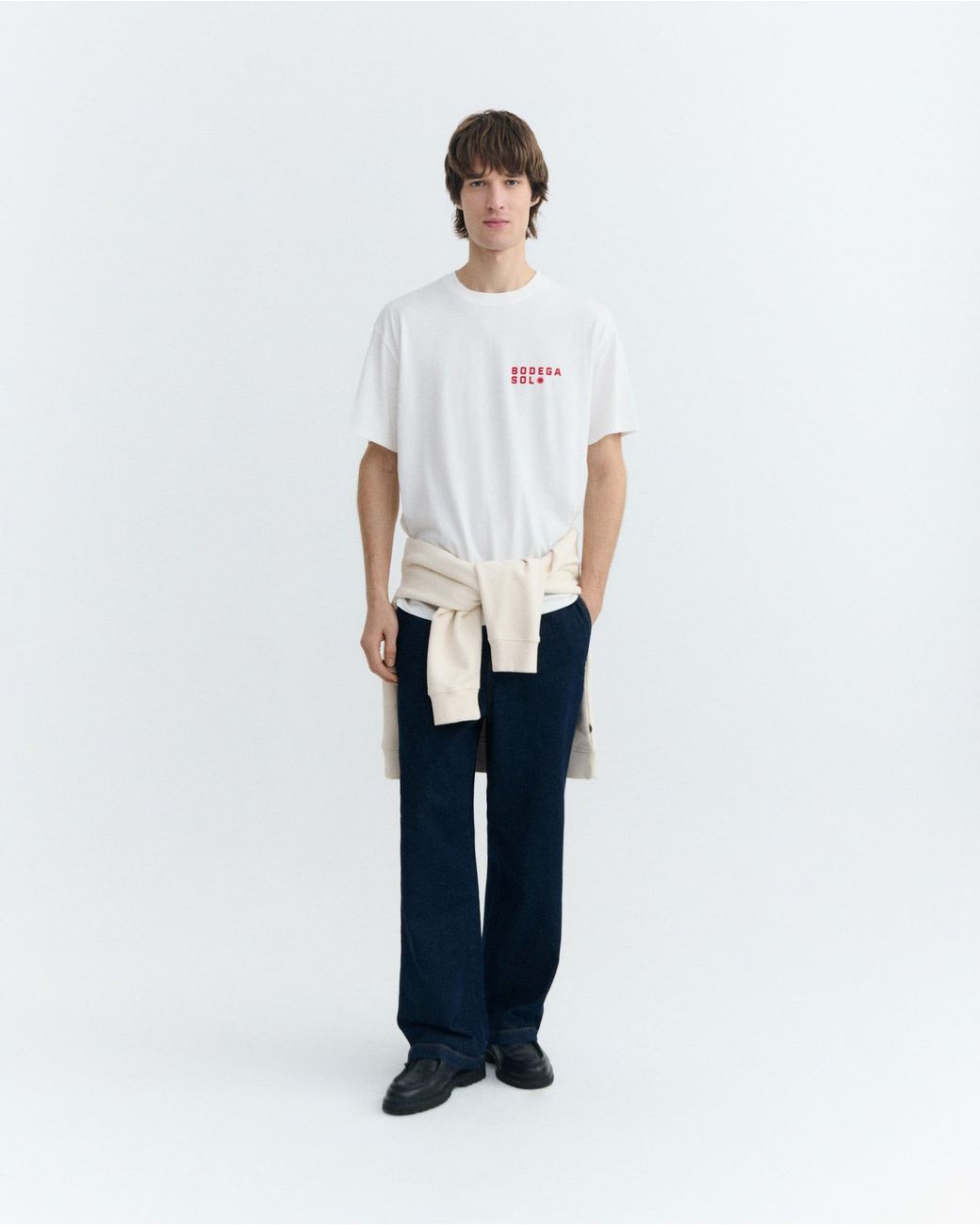 Thinking Mu White Aaron Sun Cellar T-Shirt for men