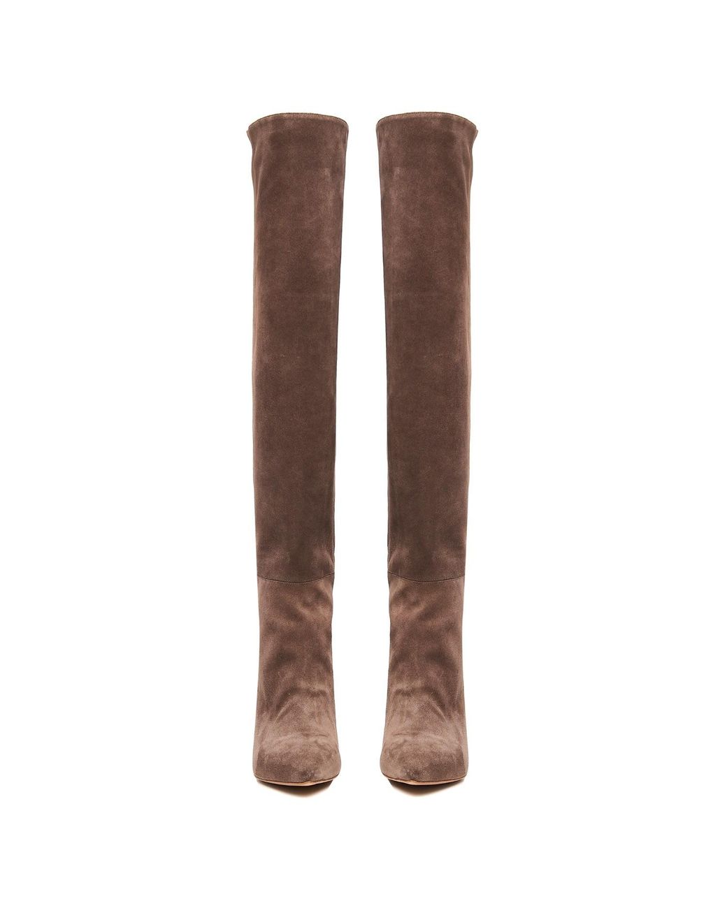 Ginissima Brown Milana Long Boots Reversible Leather
