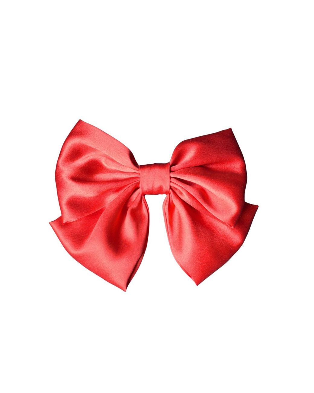Sylk Red Short Hair Bow