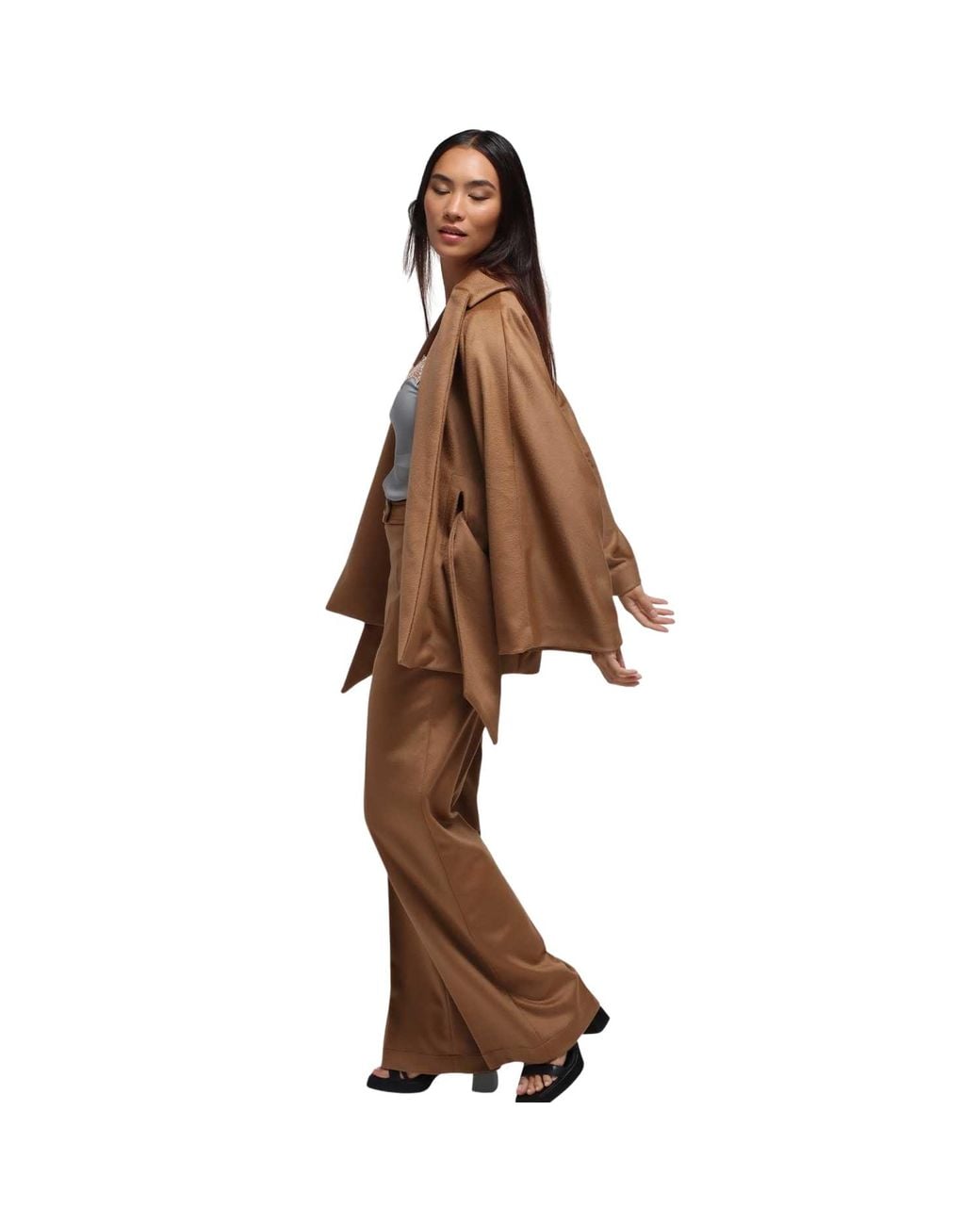Humans & Land Brown Camel Kimono Jacket