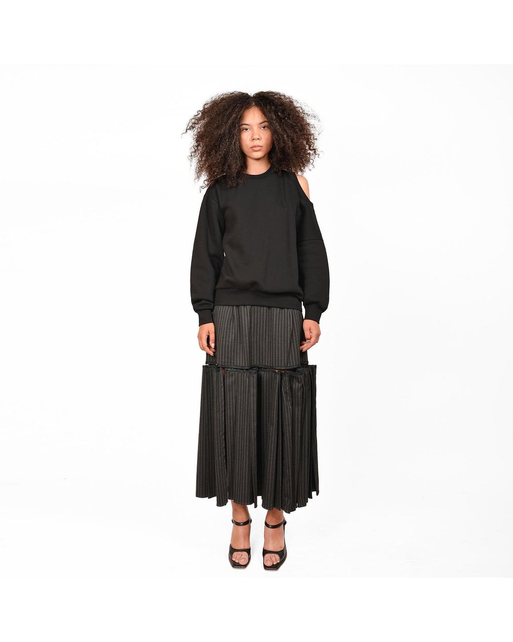 Ioana Ciolacu Black Mercadia Sweatshirt