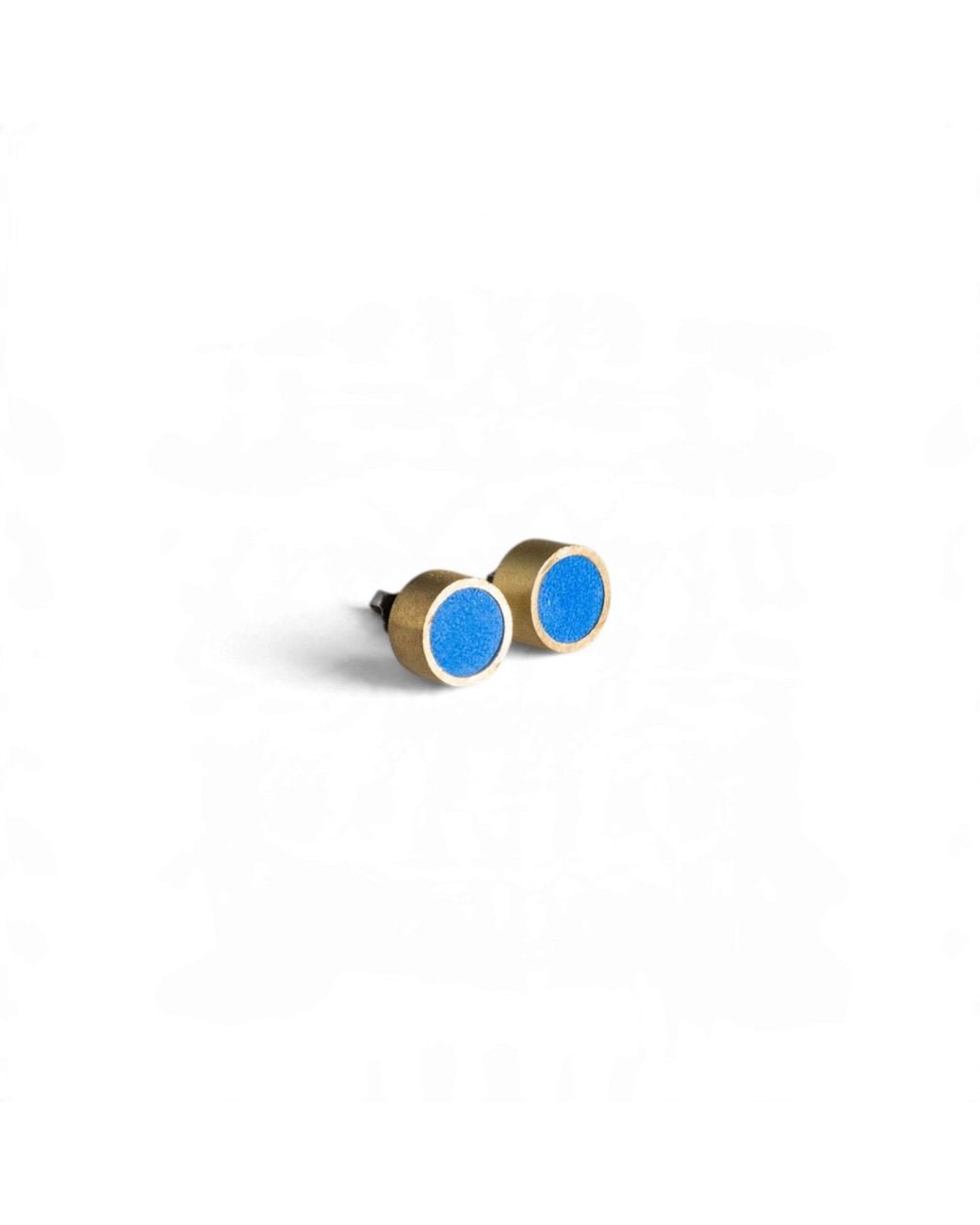 Svetlana Vukov Blue Dot Stud Earrings