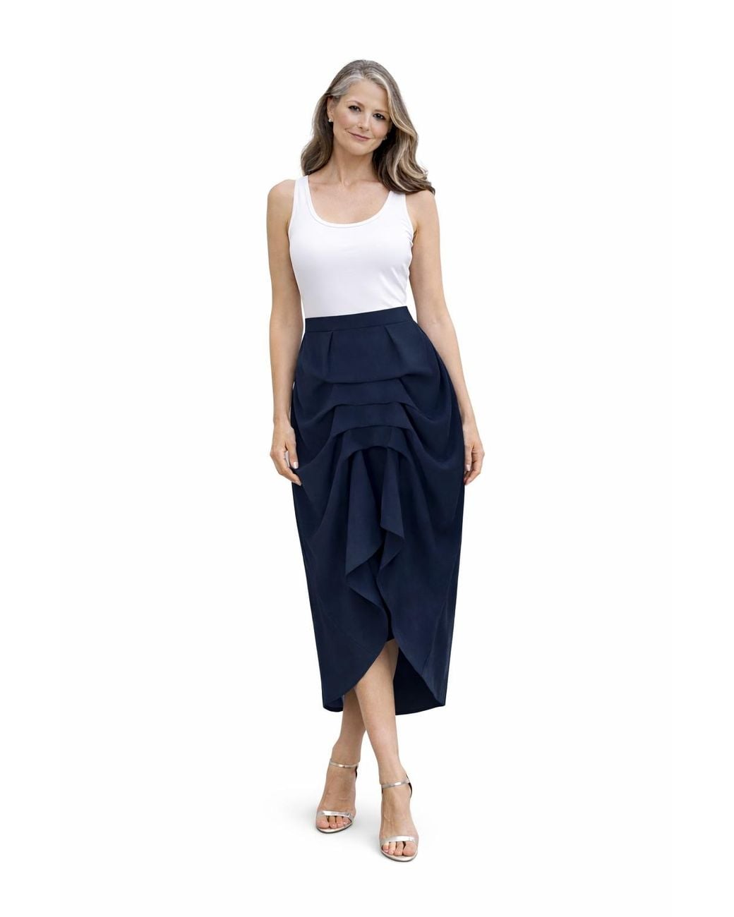 Lumina Eligma Blue The Vanguard Skirt