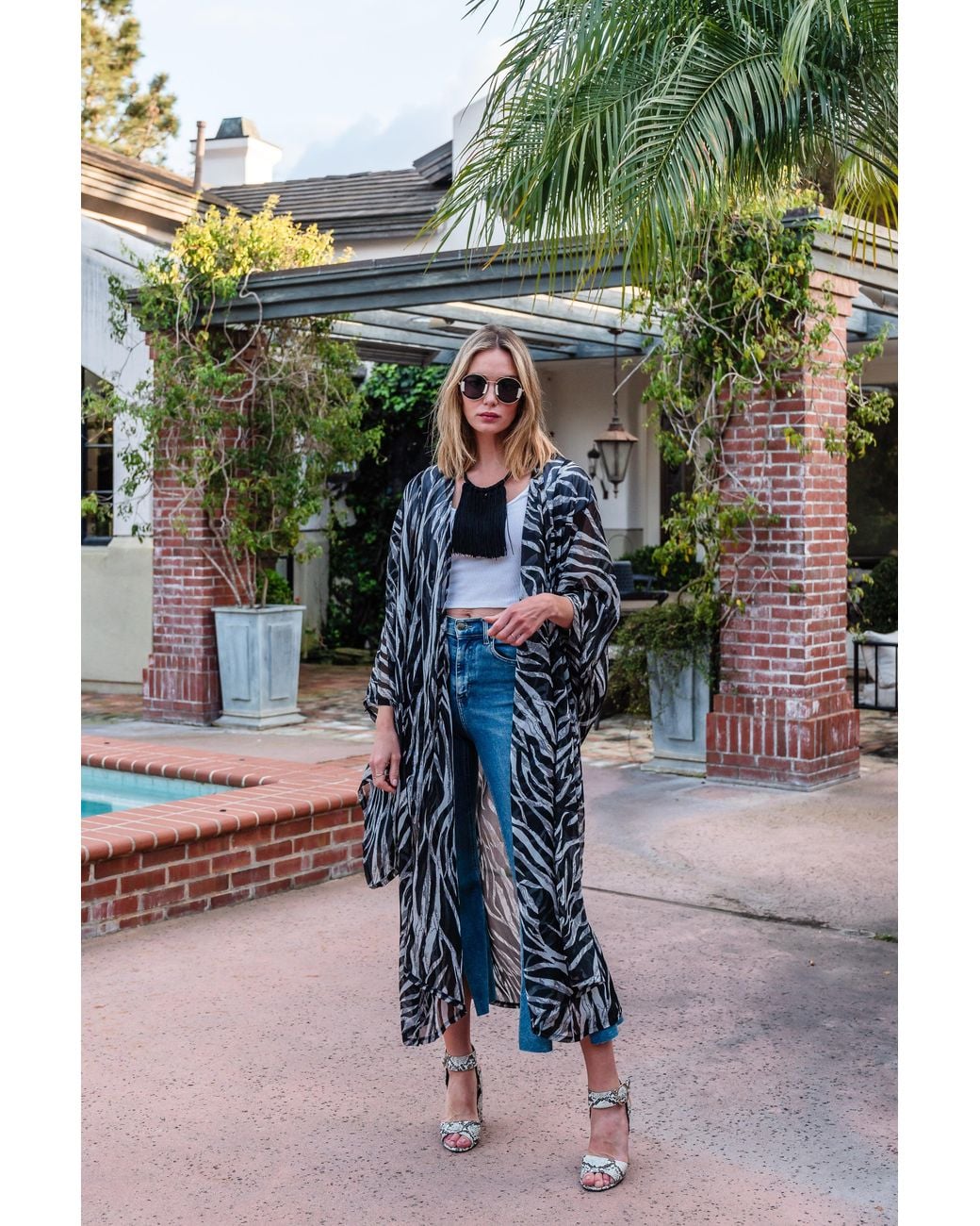 Jennafer Grace Black Etosha Kimono