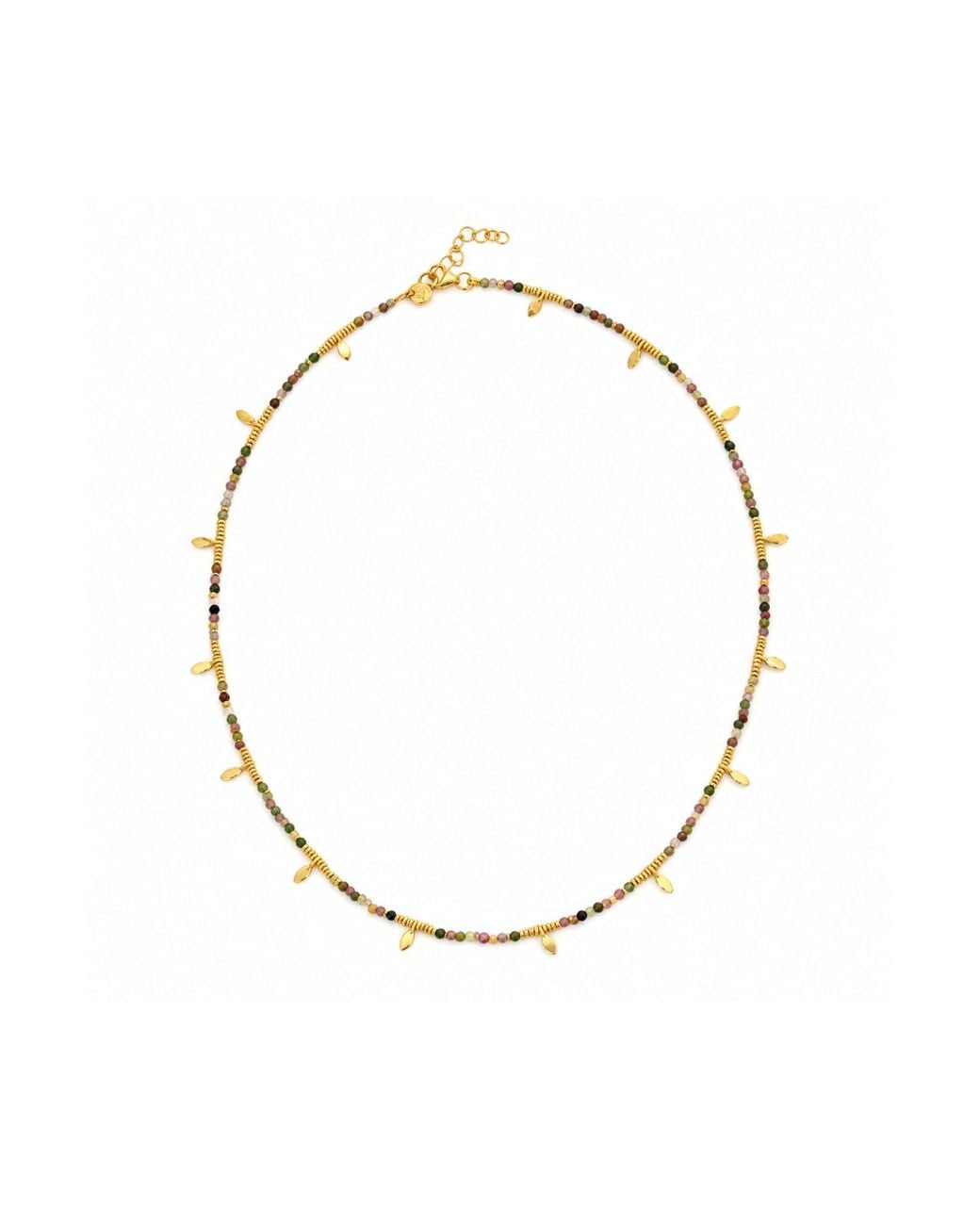Lalinde Metallic Neutrals Tourmaline Whisper Necklace