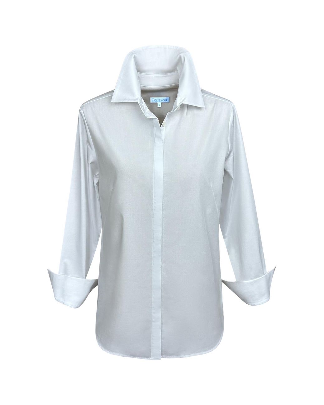 Perlavera Blue Jill Long Sleeve Length Shirt