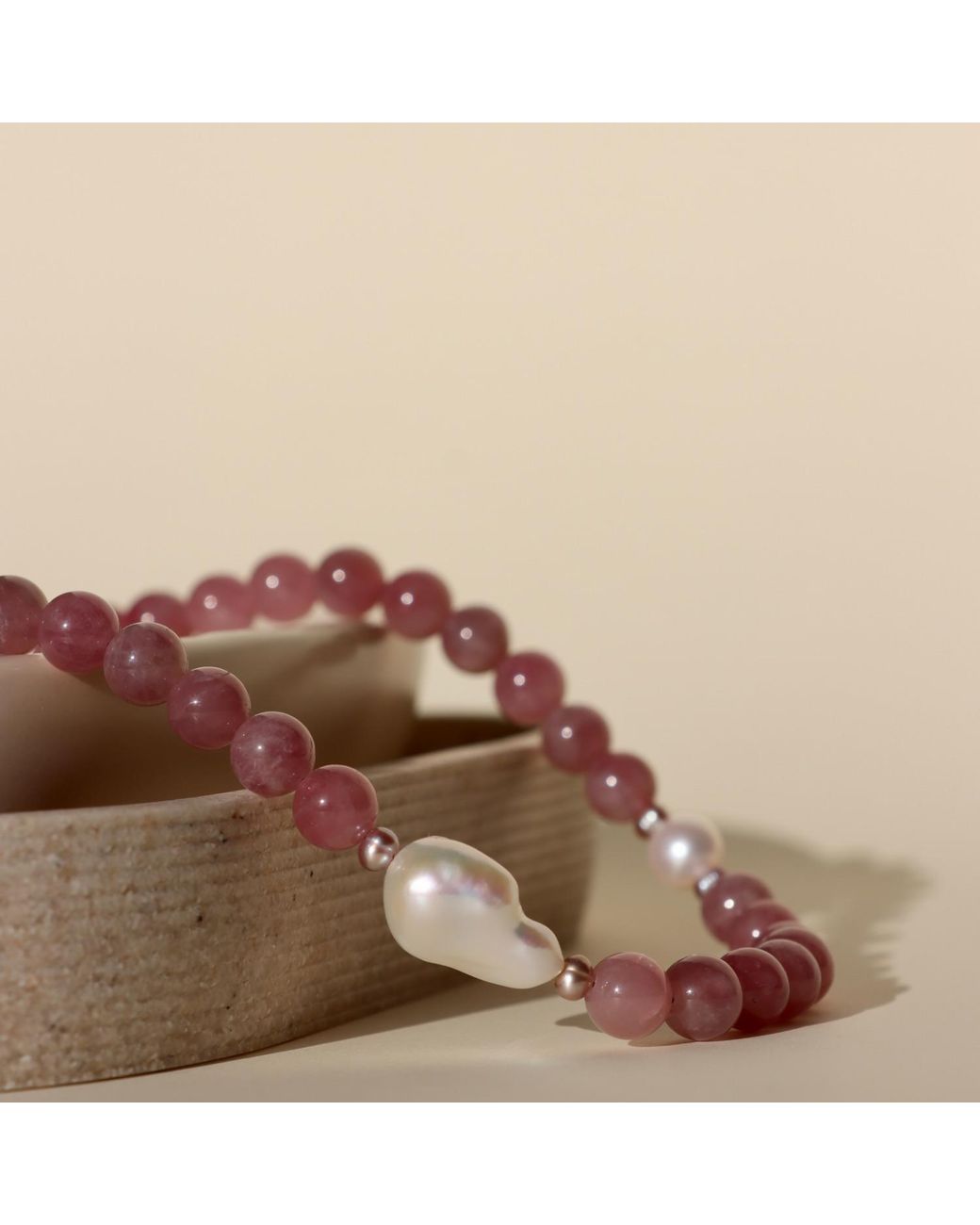 Larsuu Multicolor Blush Quartz Necklace