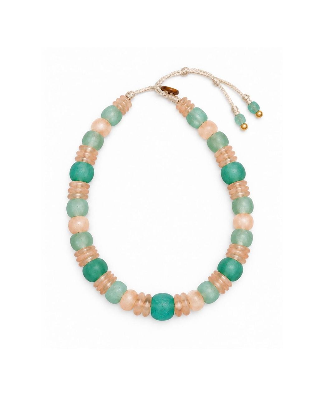 Lalinde Green Marine Sea Glass Necklace