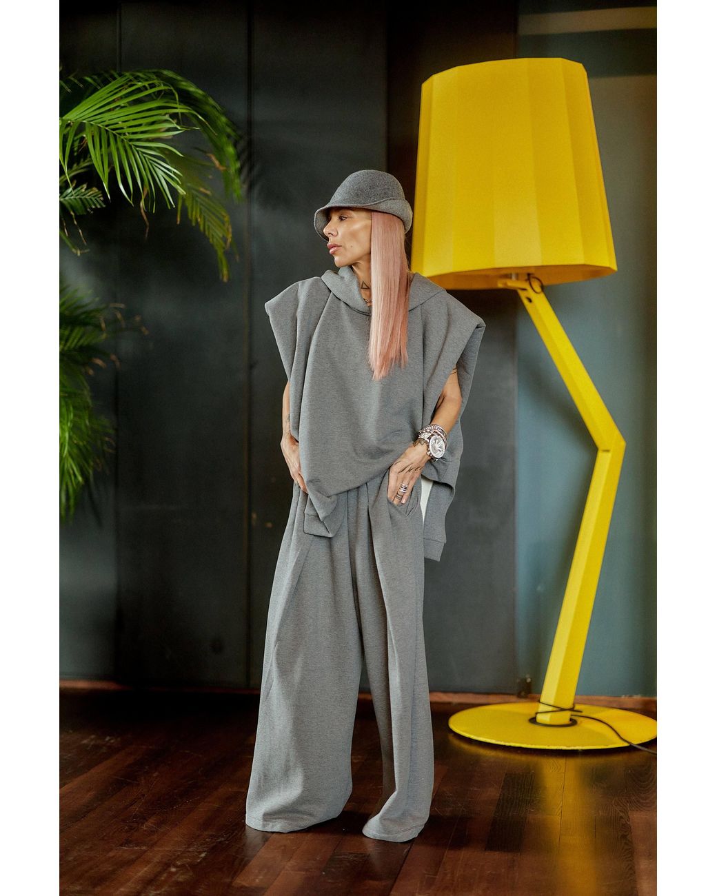 Clothes by Locker Room Gray Two Piece Set