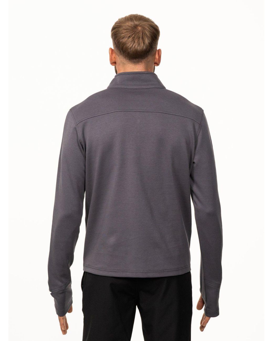 Saved Lab Blue Quarter Zip for men