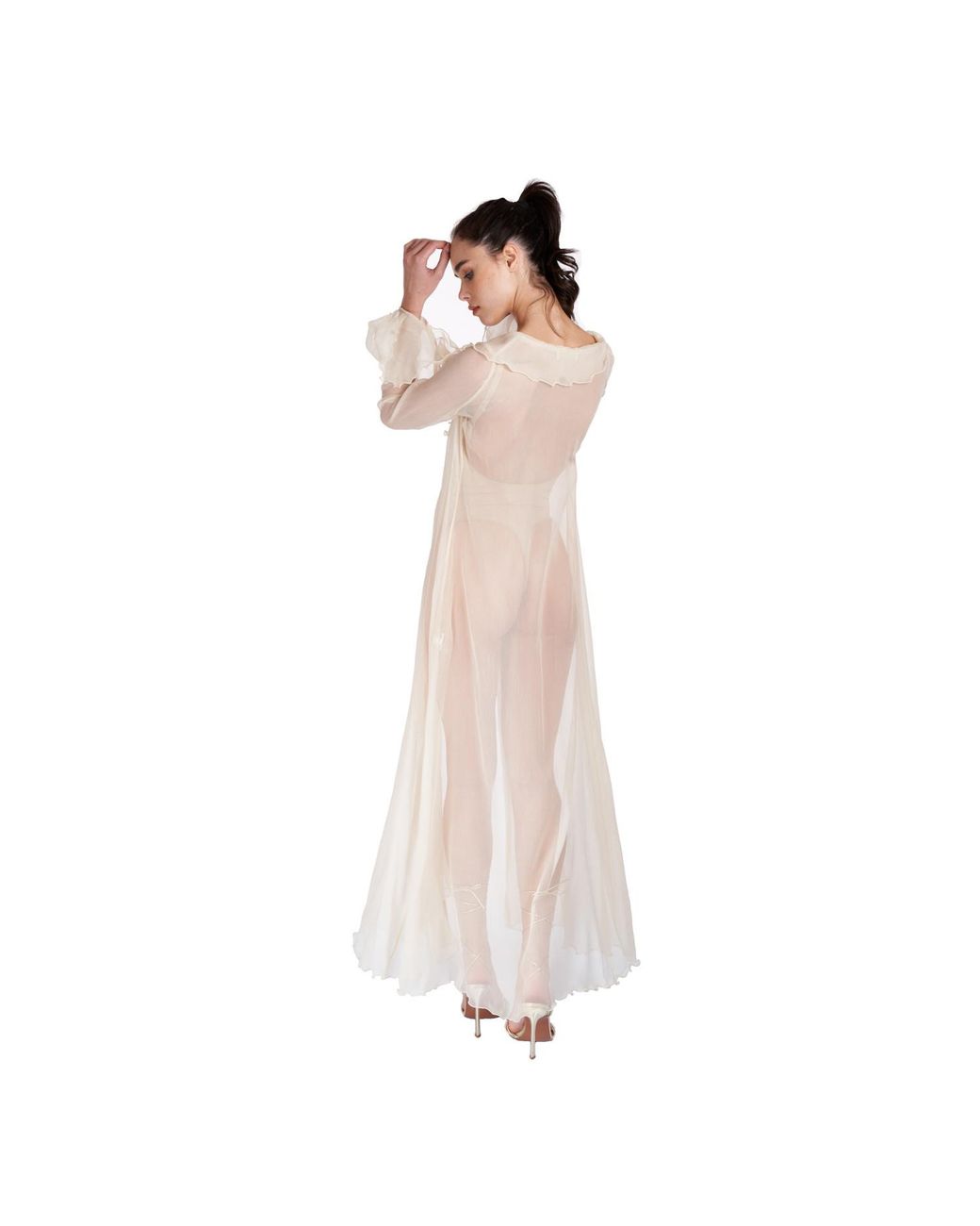 Sofia Tsereteli Natural Caftan In Silk