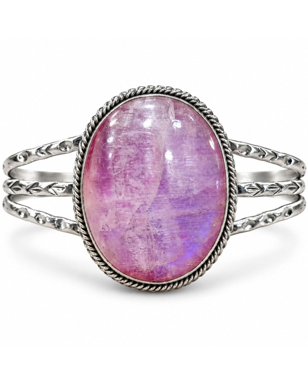 Saéa Purple Rare Moonstone Cuff Bracelet