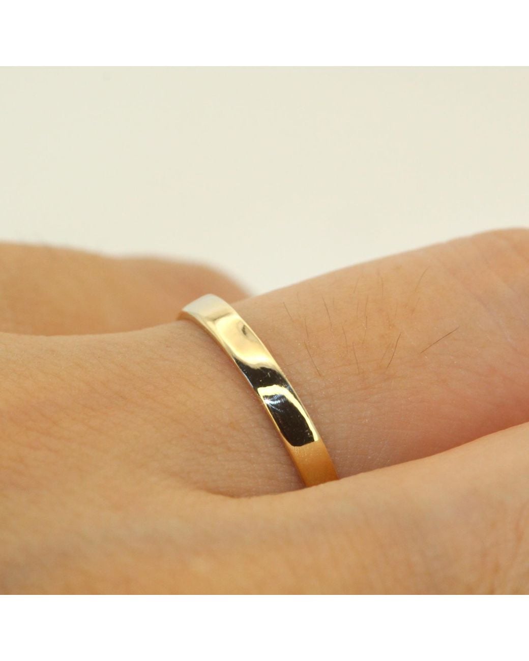 VicStoneNYC Fine Jewelry Metallic Timeless Solid Wedding Band