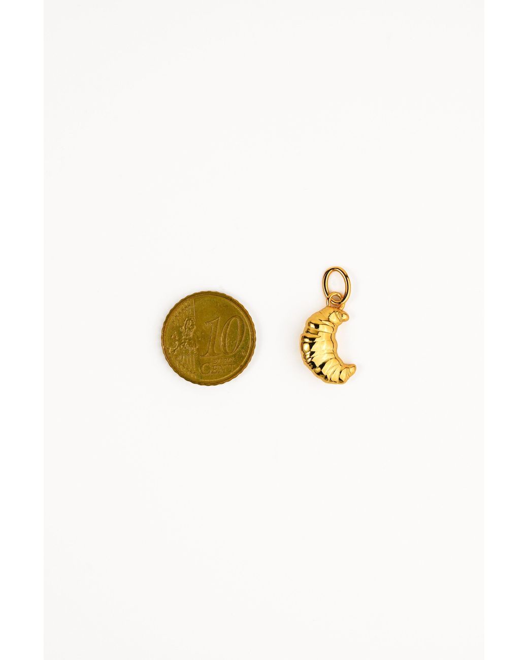 Zynnia Collective Metallic Croissant Charm