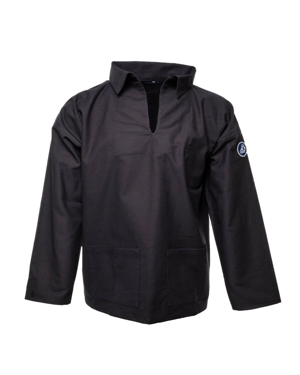 Arthur Beale Blue Open Neck Sailors' Smock for men