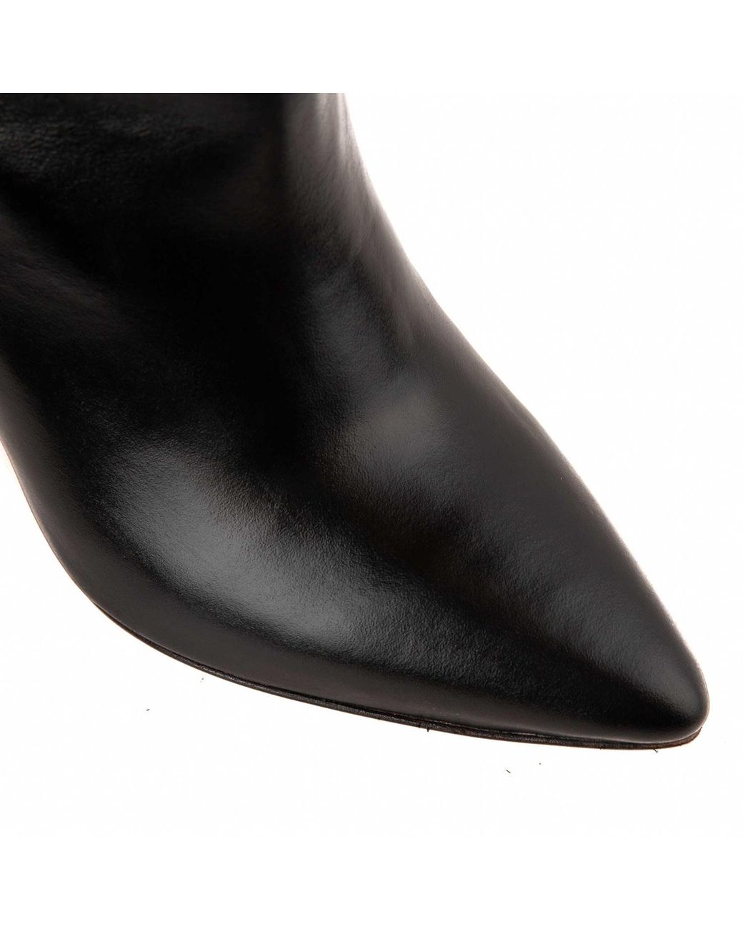 Ginissima Black Short Boots Natural Leather