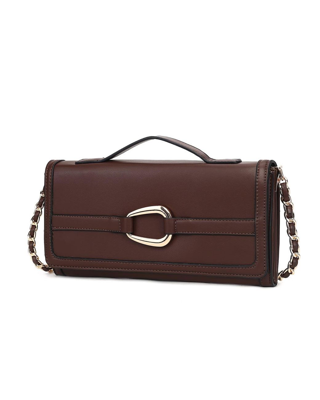 Mkf Collection - J'omor Brown Arlena Crossbody Bag