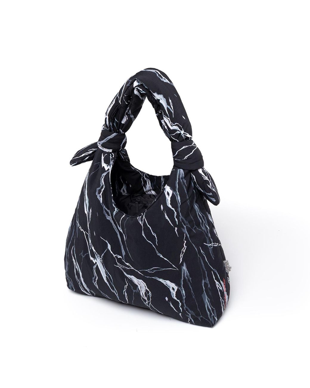Lefrik Blue Biwa Puffy Bag By Mercedes Bellido