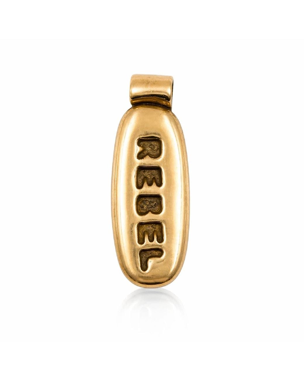 The Lila Lobster Metallic Rose Rebel Charm Bronze