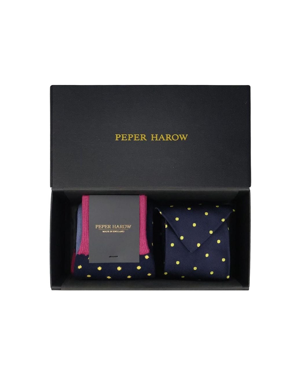 Peper Harow - Made in England Black Tie Gift Box for men