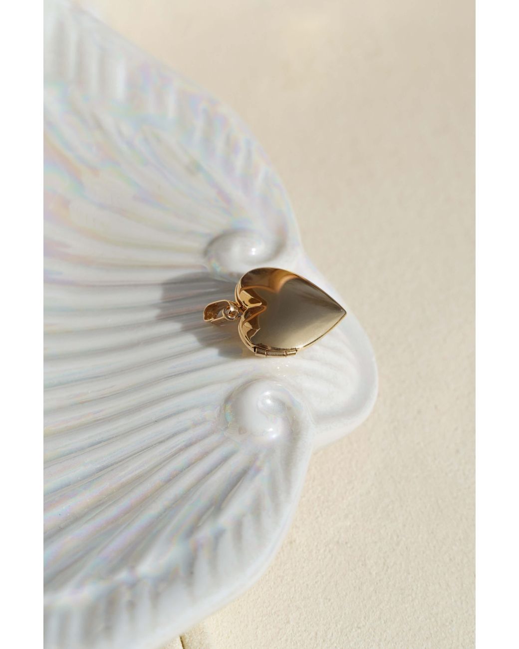 Katy Faye Metallic Mini Valentina Heart Locket