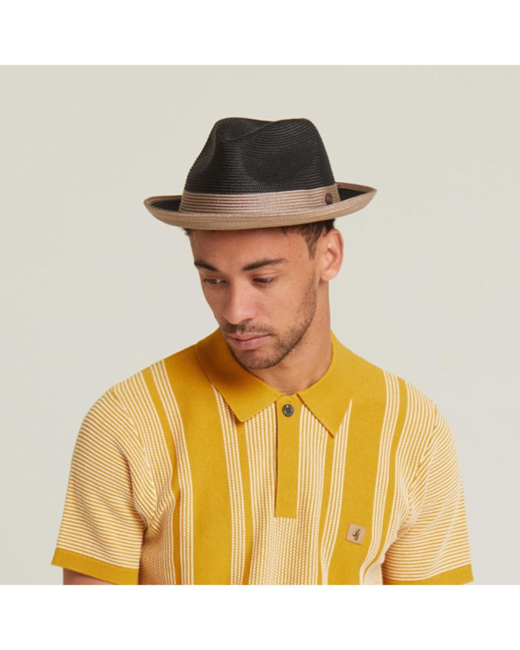 Dasmarca Hats Gray Dasmarca Florence Summer Two Tone Crushable Hat for men