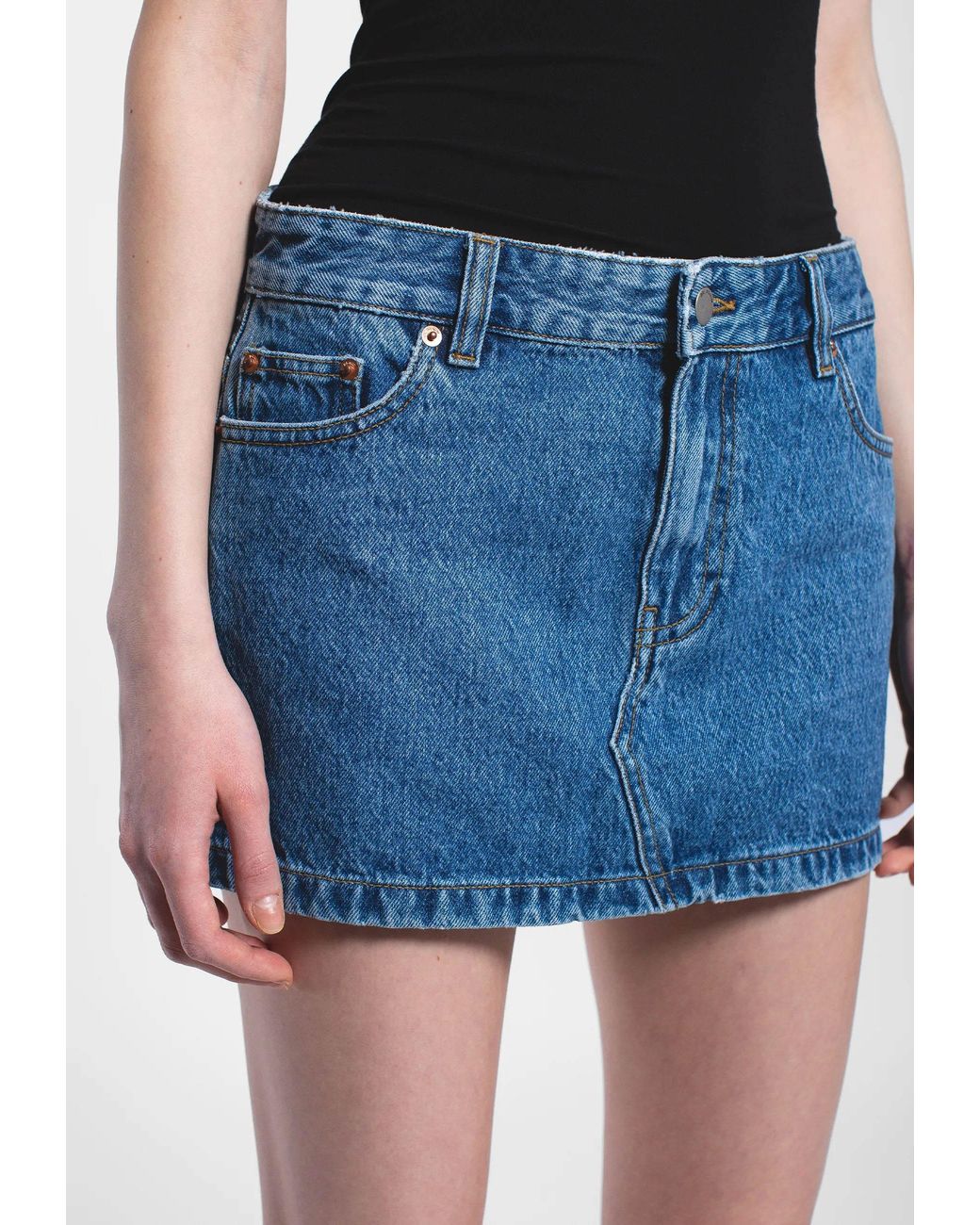 Dr. Denim Blue Tiggy Mini Skirt