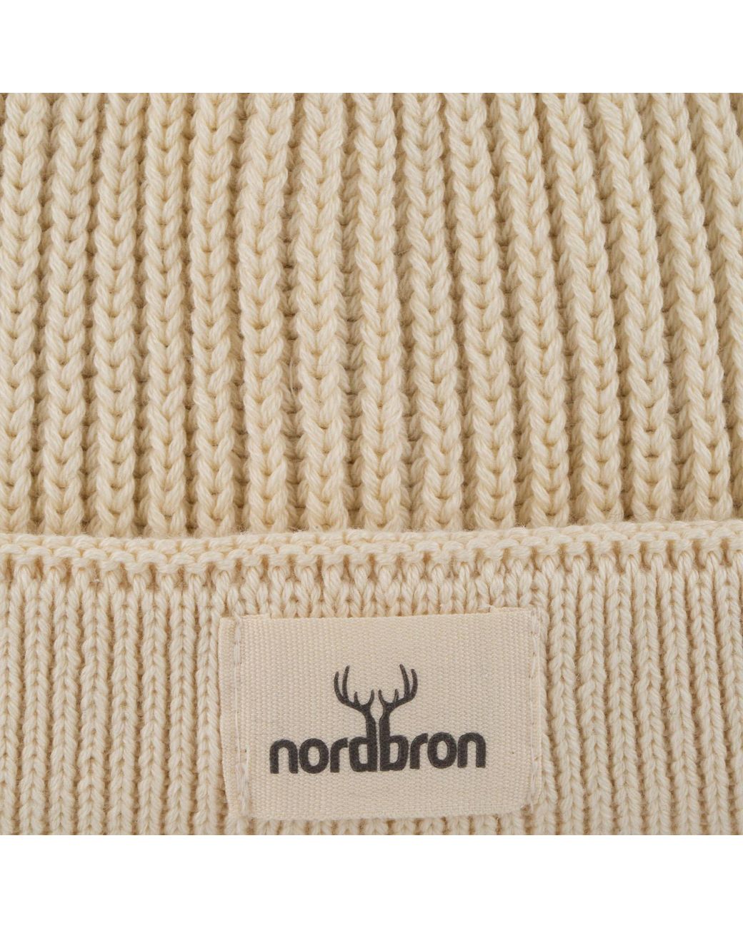 Norbron Natural Cuat Cream Beanie for men