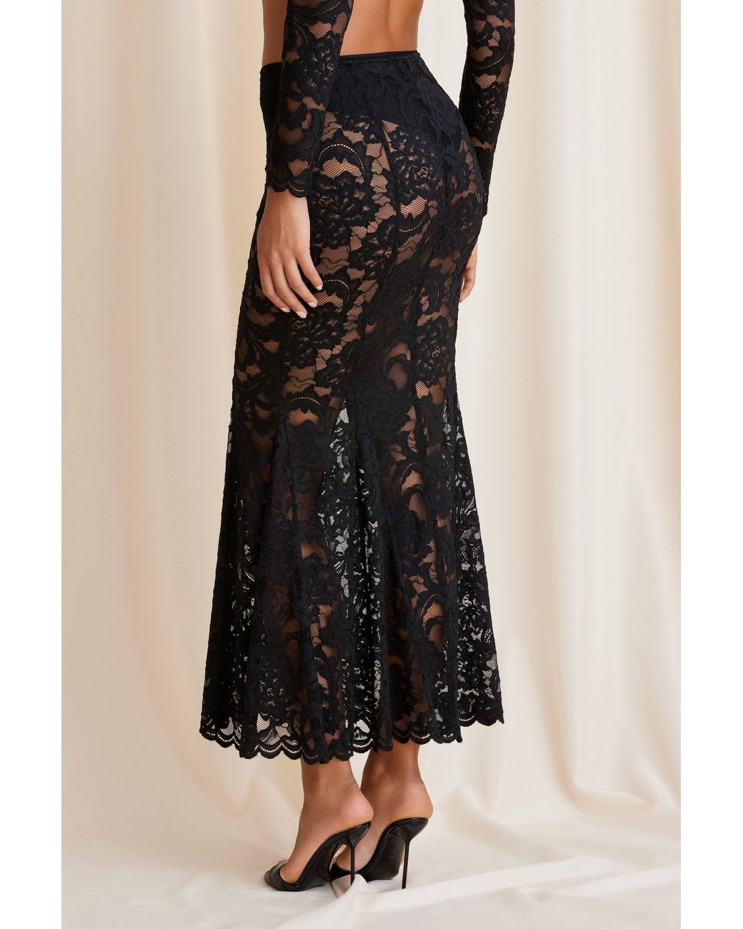 Scarlett Gasque Black Darcy Maxi Skirt