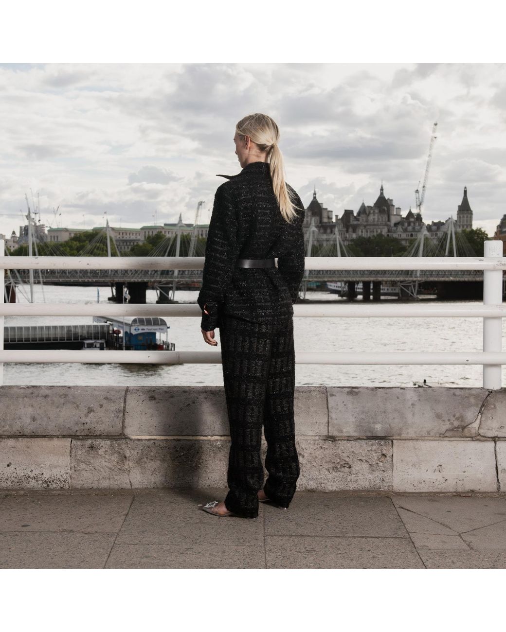 RUE AGTHONIS Black Lendemain Shirt