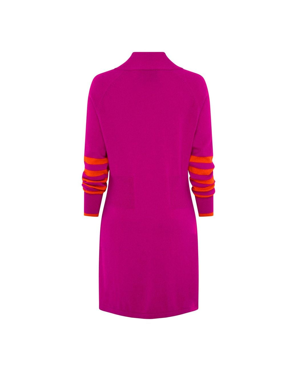 Beatrice von Tresckow Pink Longline Cashmere Cardigan