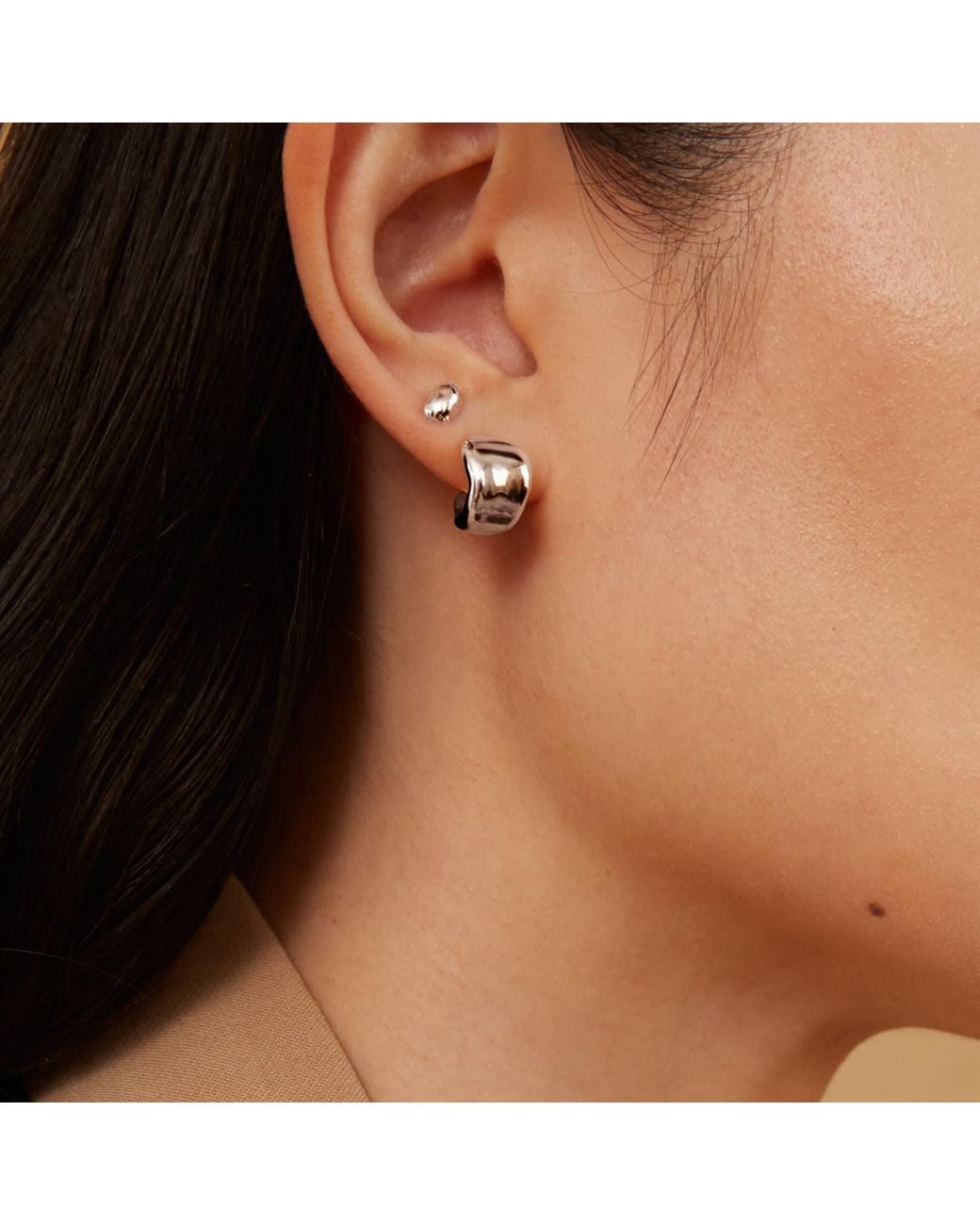 Biko Jewellery Metallic Mini Elle Studs