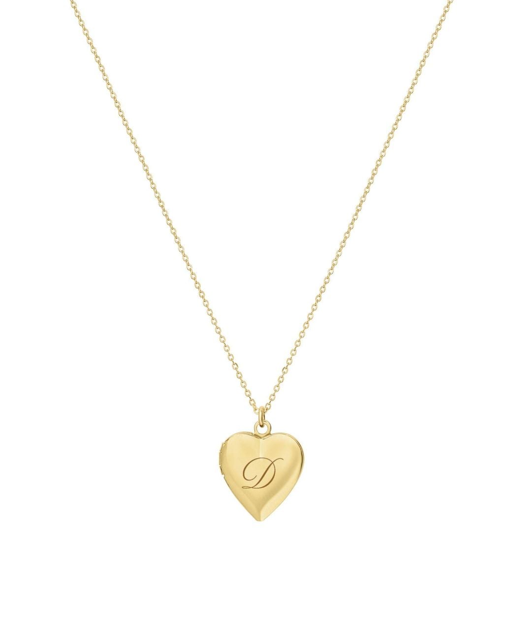 SET & STONES Metallic Roxy Initial Necklace