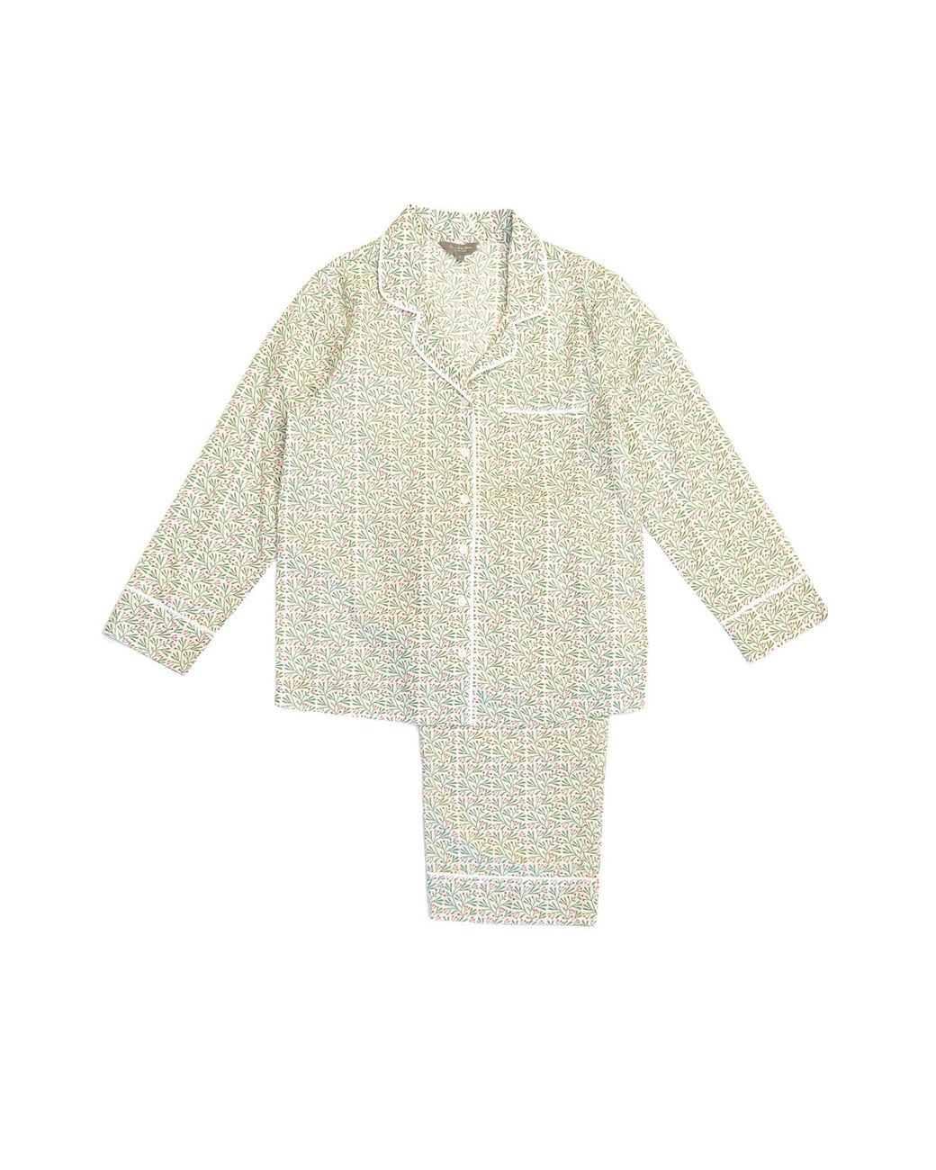 Lime Tree Design White Berry Pyjamas