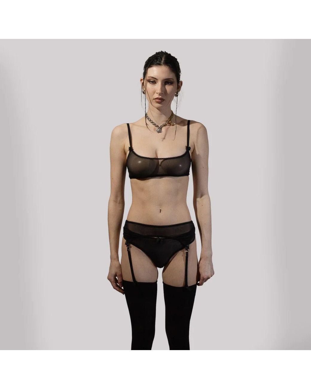The Coolgirl Nyc Black Jane Soft Bra
