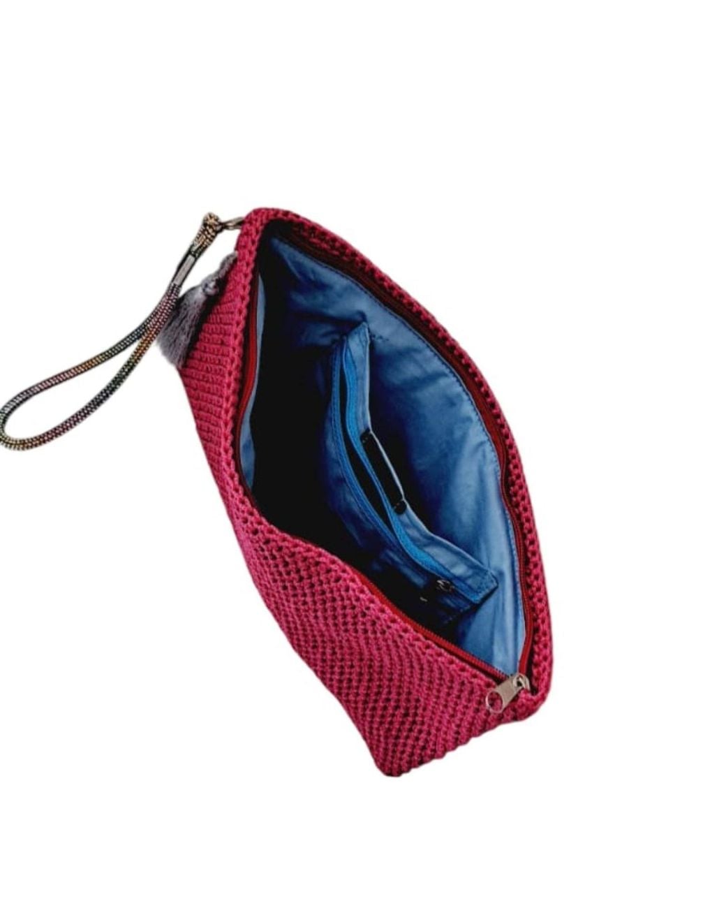 Springmoonatelier Red Handmade Clutch Bag – Elegant And Chic