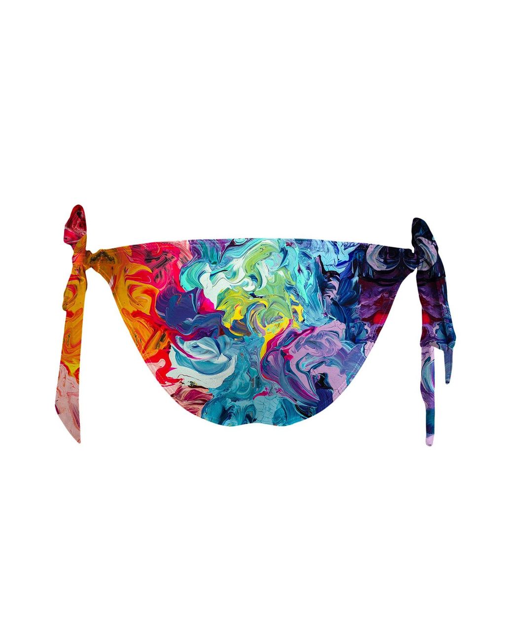 Aloha From Deer Blue Paintjob Bikini Bows Bottom
