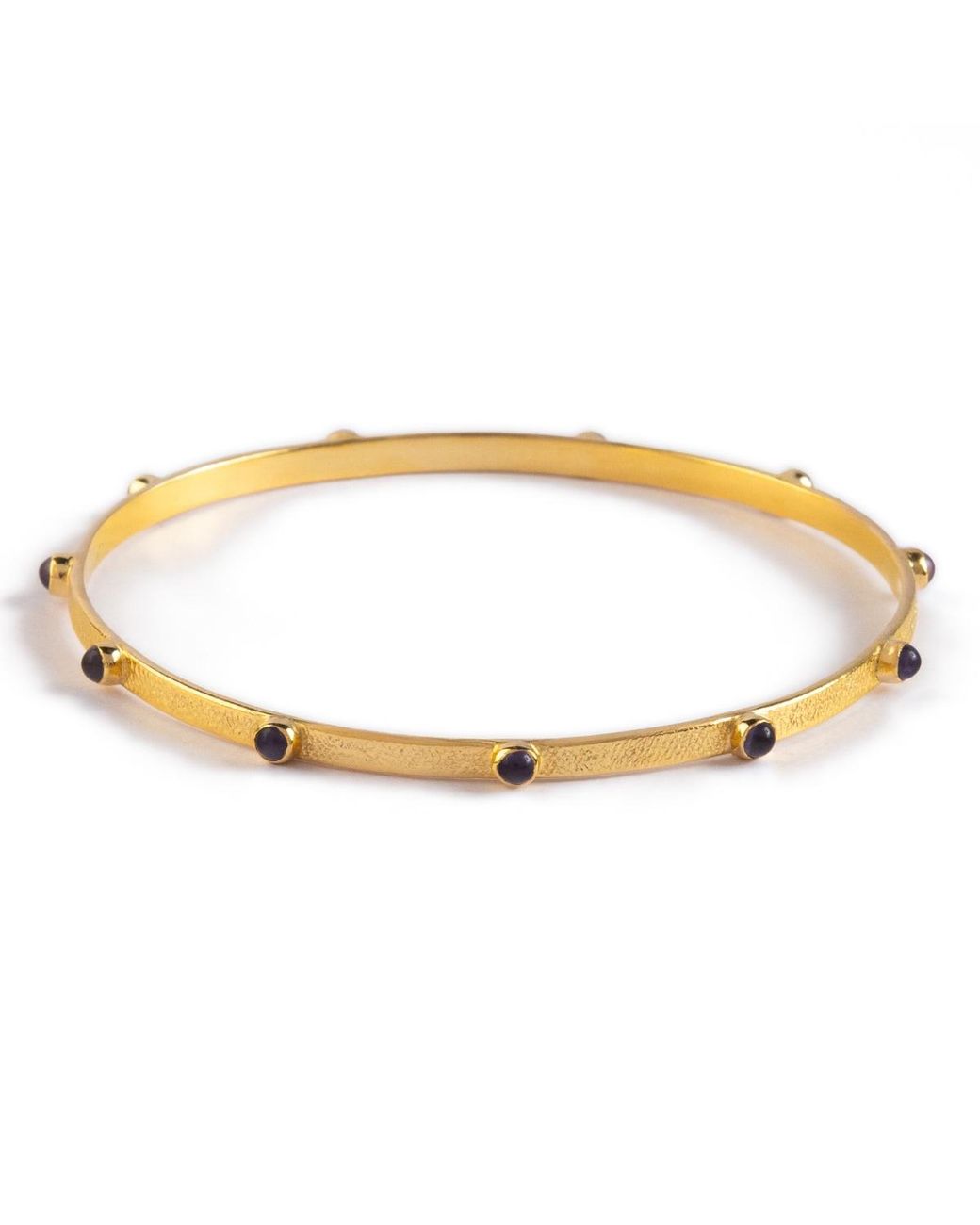 Goddess Charms Metallic Third Eye Chakra Bangle