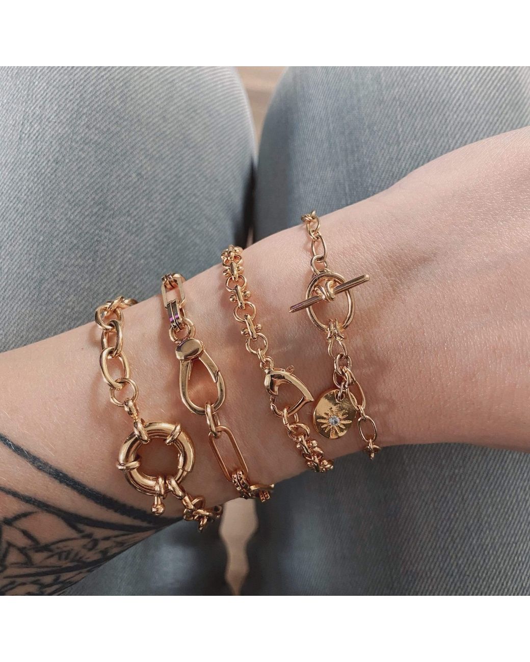 IN CAUDA VENENUM Metallic Parvati Bracelet
