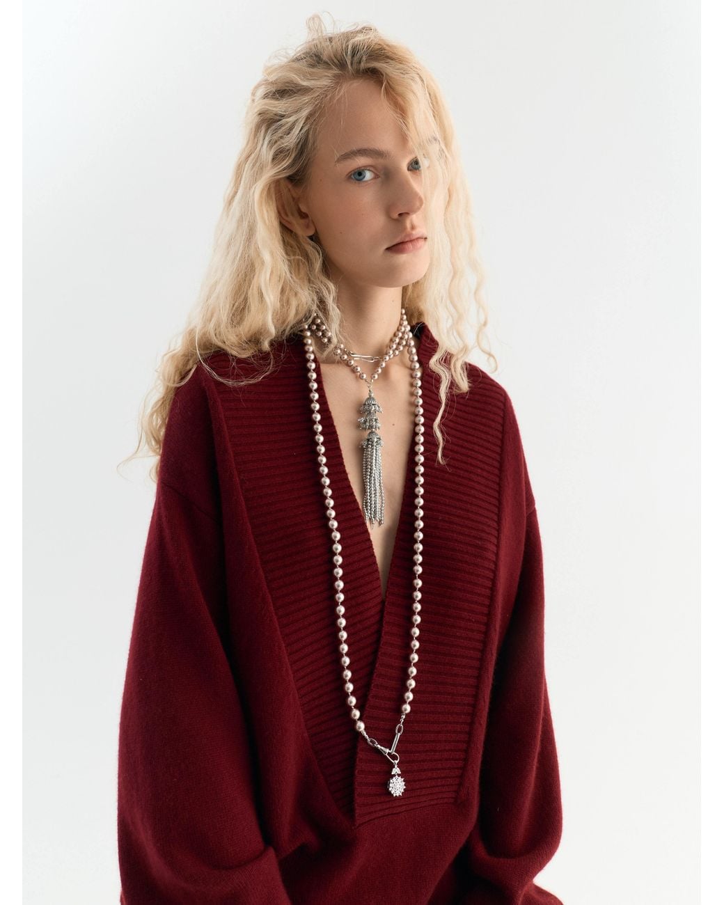 Sita Nevado White Proa Necklace