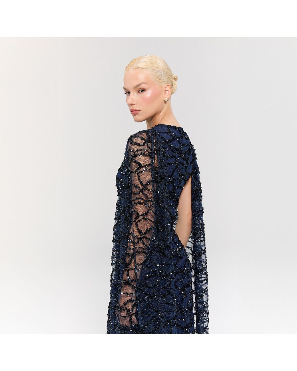 Nur Karaata Blue Imperial Gala Gown