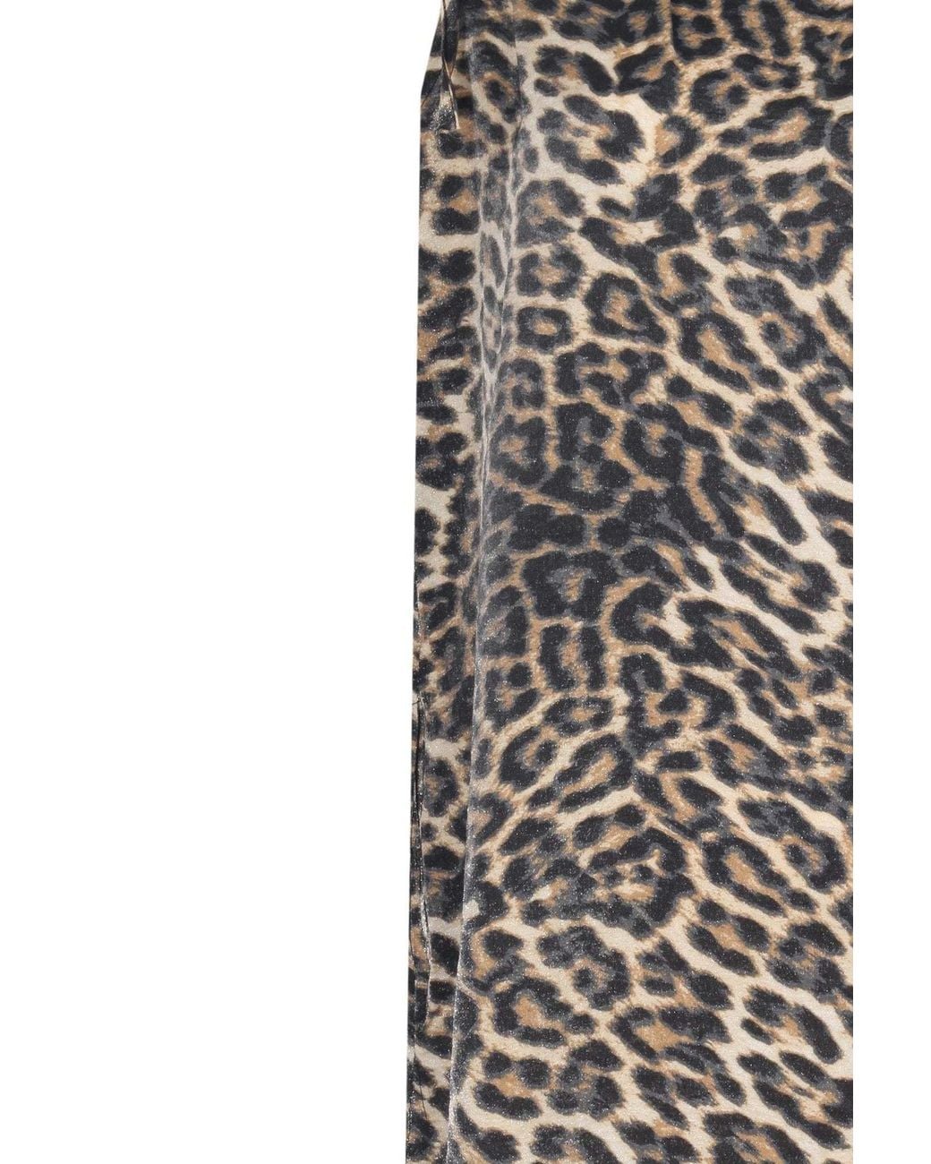 No'design Multicolor Halter Neck Tie-Detail Pocket Leopard Mini Dress