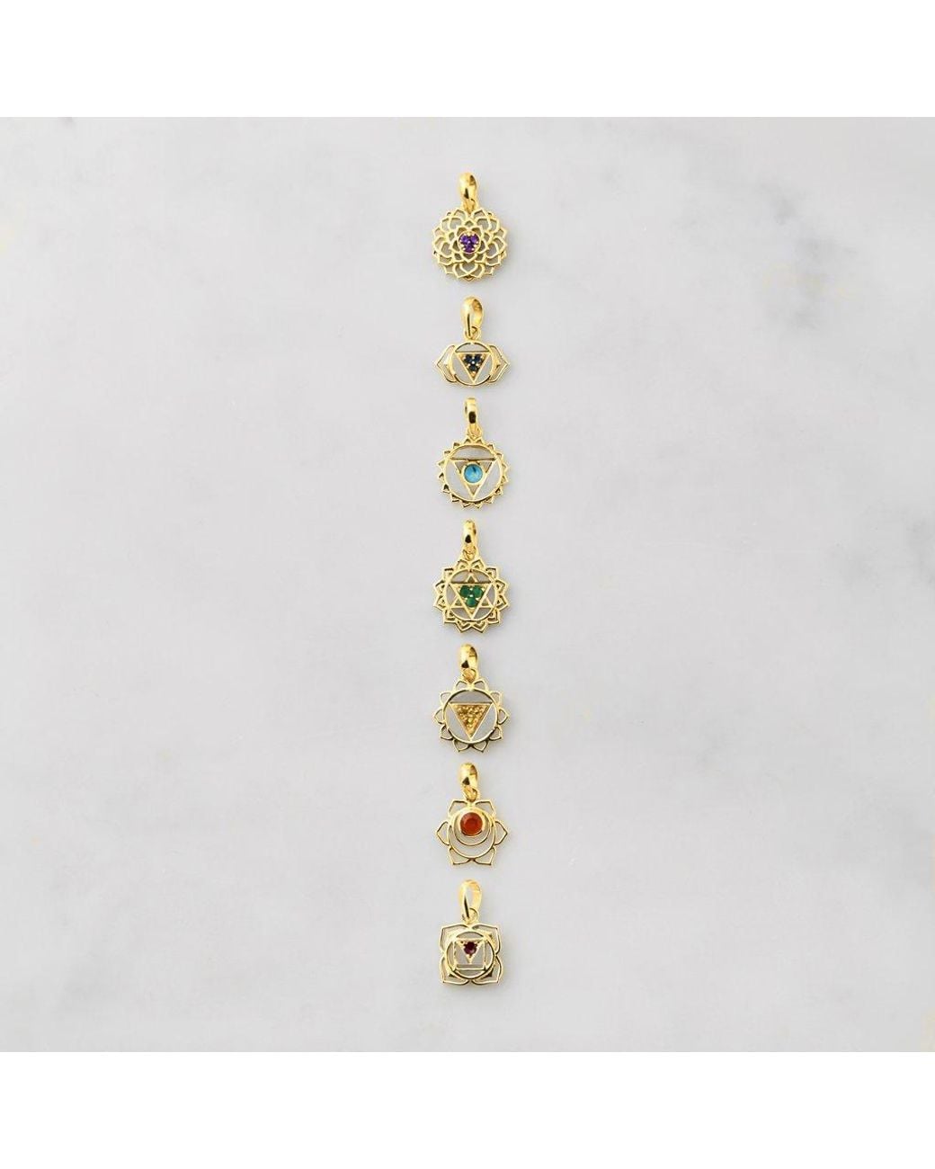 Charlotte's Web Jewellery Metallic Sacral Chakra Necklace