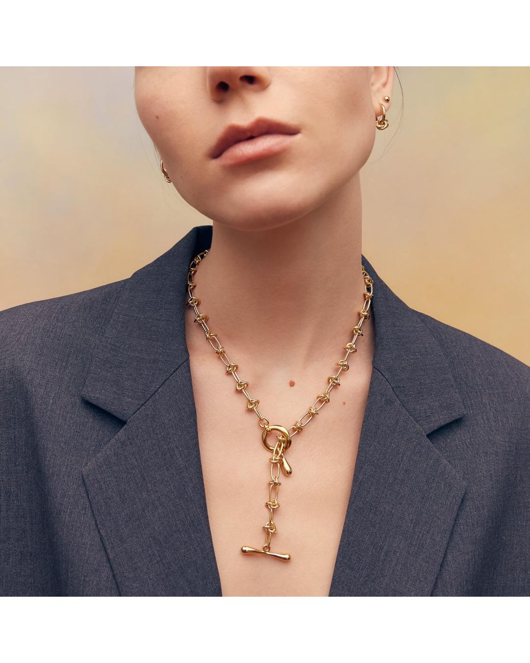 Biko Jewellery Metallic Echo Lariat